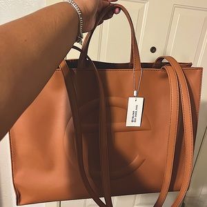 LARGE TAN TELFAR!! Authentic, investment piece!